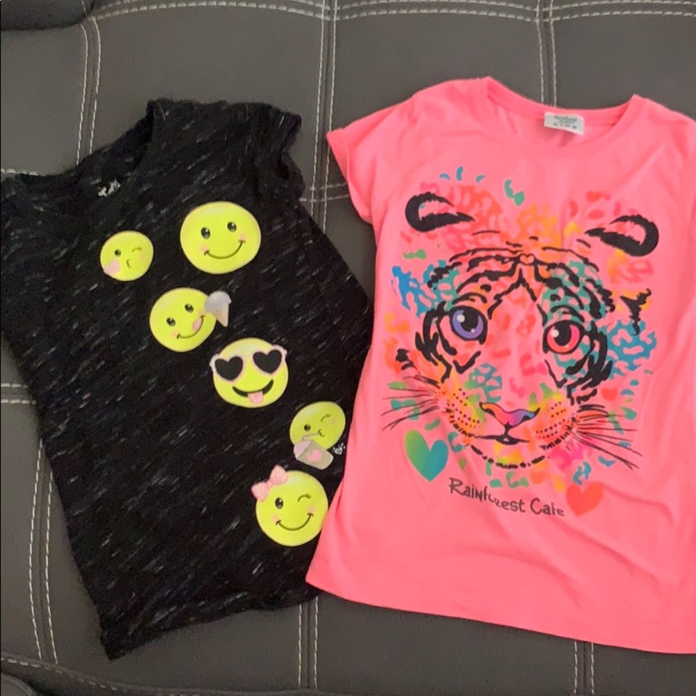 Girls tees size 7